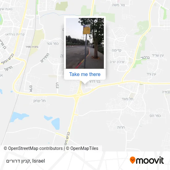 Карта קניון דרורים