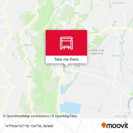 Карта אליעזר פרי/טרומפלדור