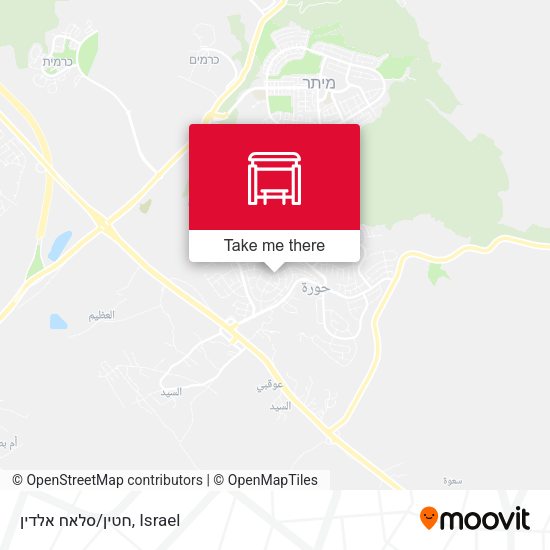 חטין/סלאח אלדין map