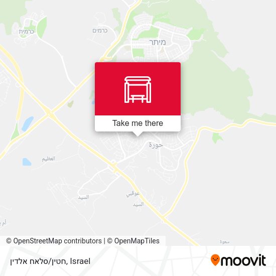 חטין/סלאח אלדין map