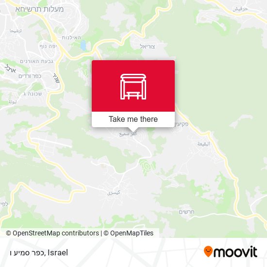 כפר סמיע ו map
