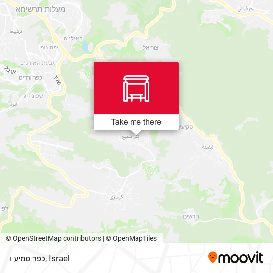 כפר סמיע ו map
