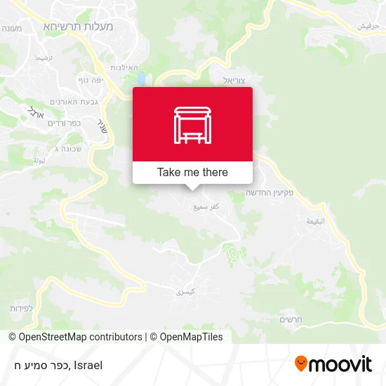 Карта כפר סמיע ח