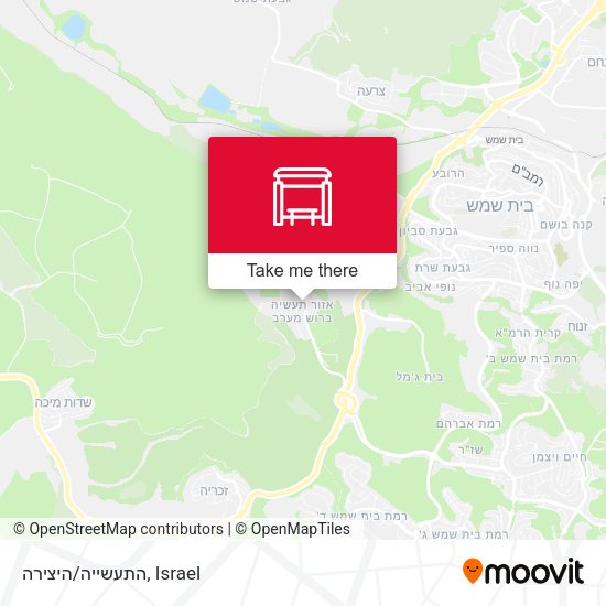 התעשייה/היצירה map
