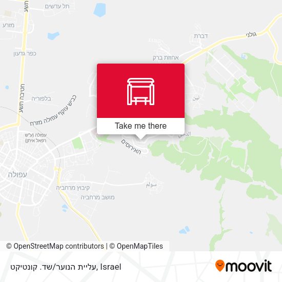 עליית הנוער/שד. קונטיקט map