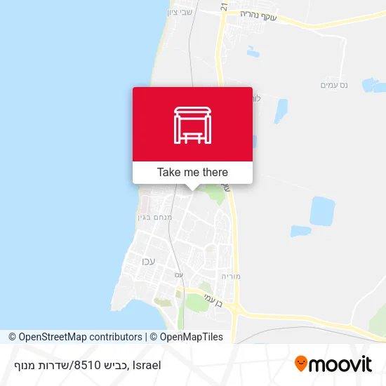 כביש 8510/שדרות מנוף map