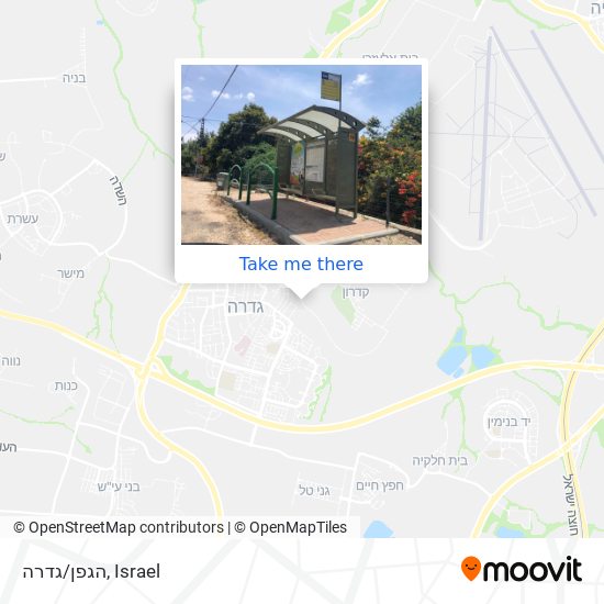 הגפן/גדרה map