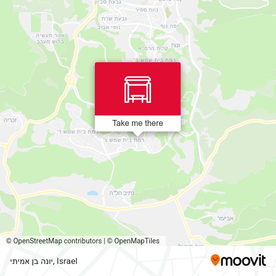 יונה בן אמיתי map