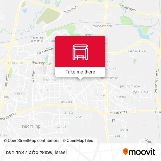 Карта שמואל סלנט / אחד העם
