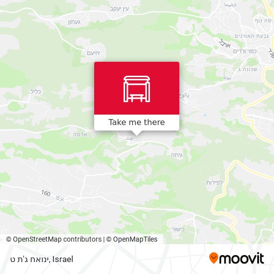 ינואח ג'ת ט map