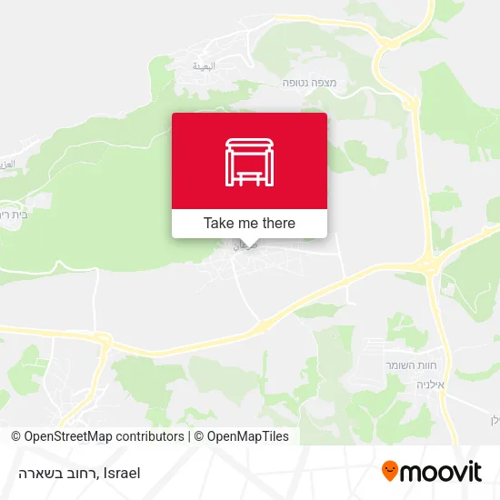 Карта רחוב בשארה