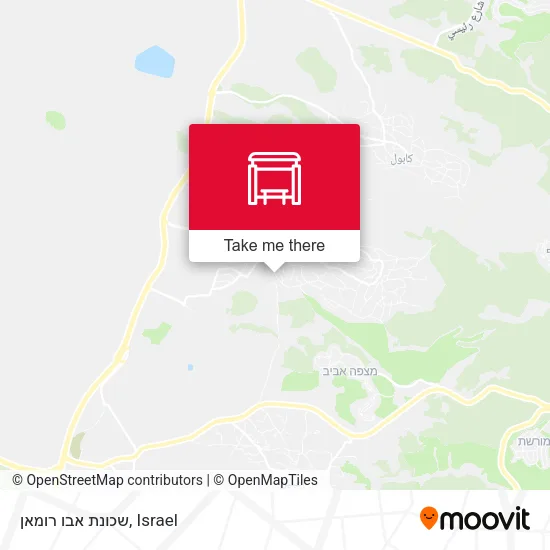 Карта שכונת אבו רומאן
