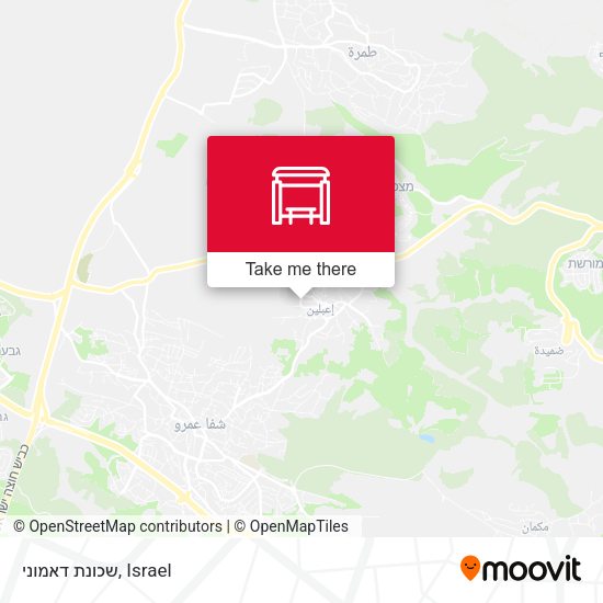 שכונת דאמוני map