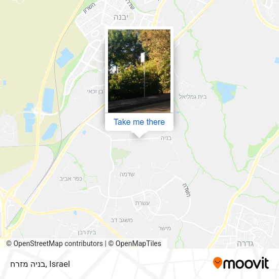 Карта בניה  מזרח