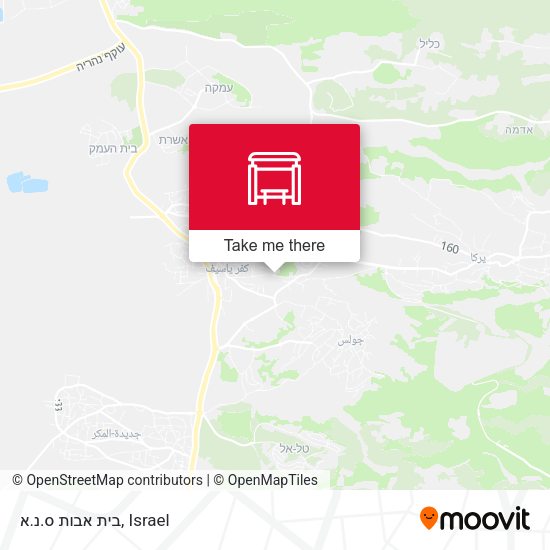בית אבות ס.נ.א map