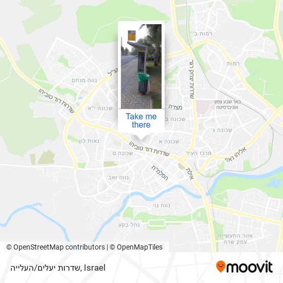שדרות יעלים/העלייה map