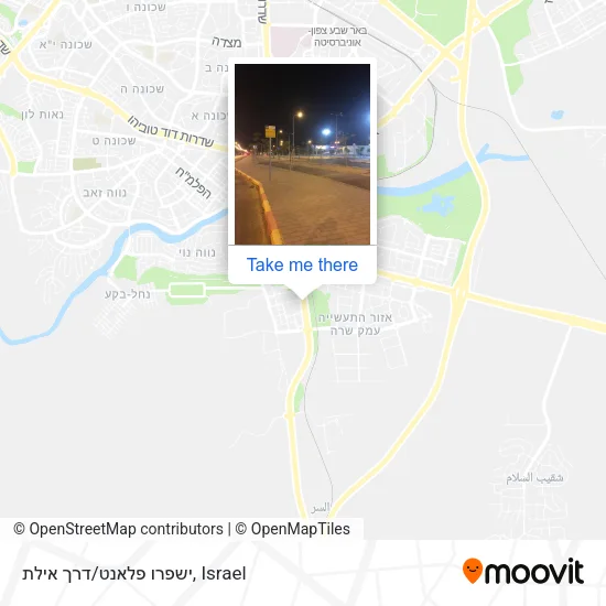 Карта ישפרו פלאנט/דרך אילת