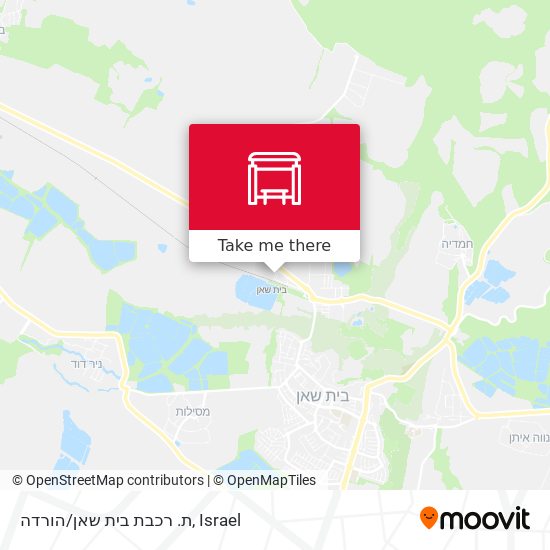 ת. רכבת בית שאן/הורדה map