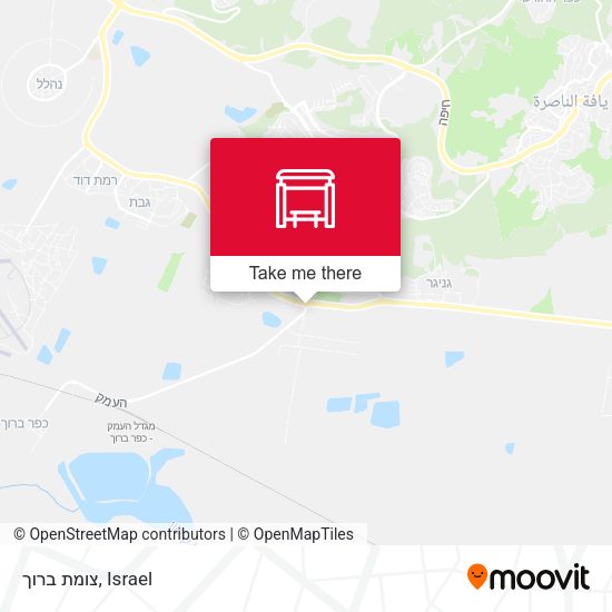 Карта צומת ברוך