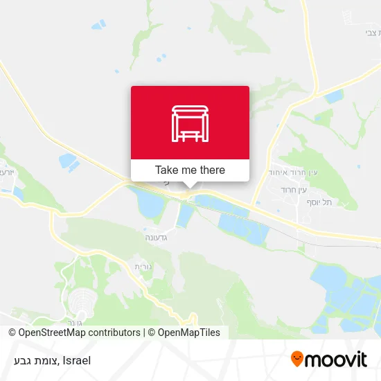 Карта צומת גבע