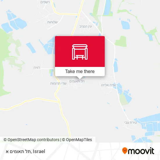 Карта תל תאומים א