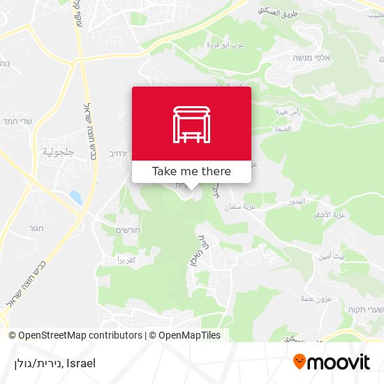 נירית/גולן map