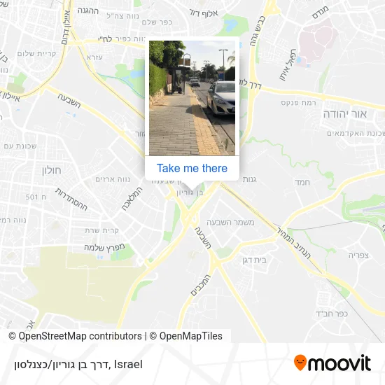 Карта דרך בן גוריון/כצנלסון