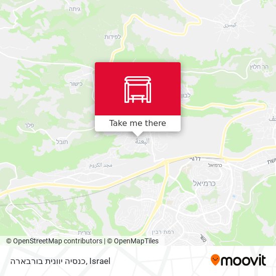 Карта כנסיה יוונית בורבארה