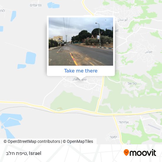 טיפת חלב map