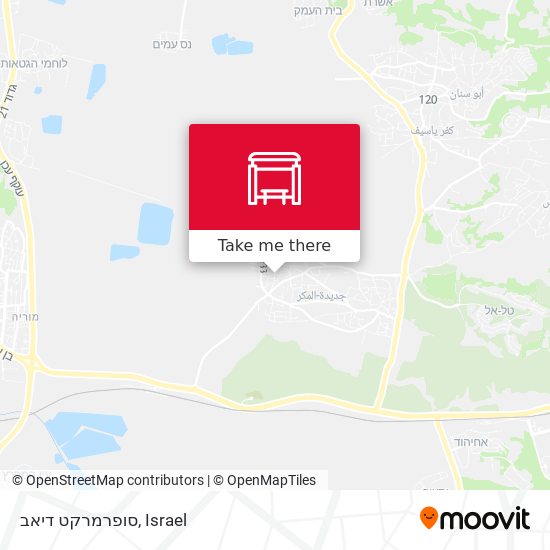 סופרמרקט דיאב map