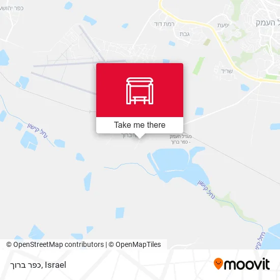 כפר ברוך map