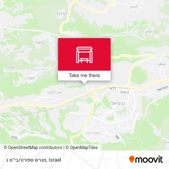 Карта מגרש ספורט/בי''ס ג