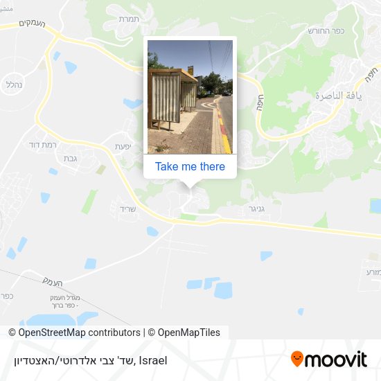 שד' צבי אלדרוטי/האצטדיון map