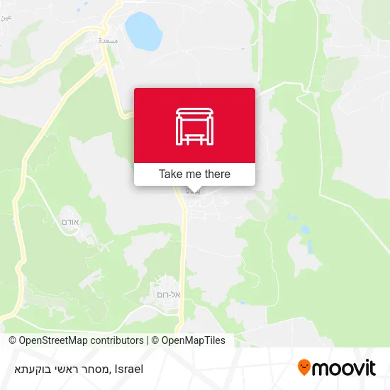 Карта מסחר ראשי בוקעתא