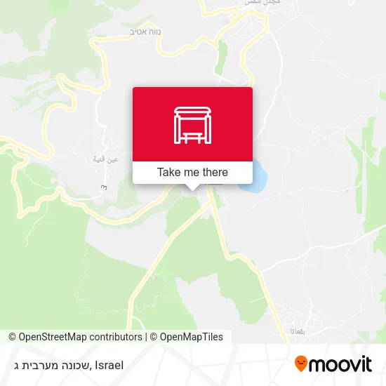 Карта שכונה מערבית ג