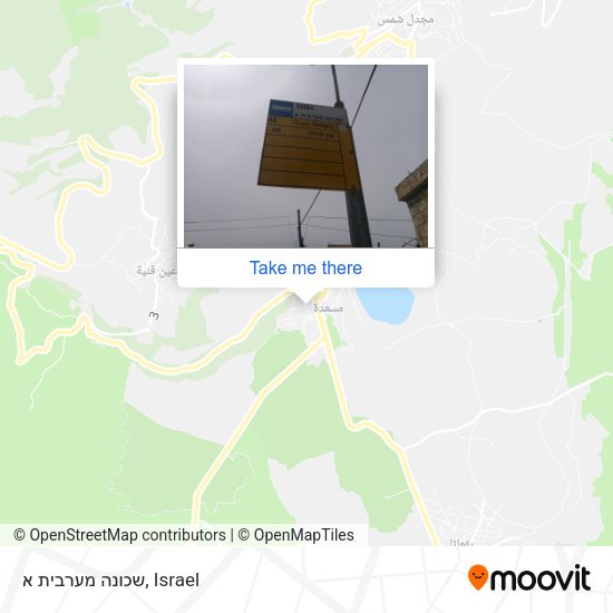 שכונה מערבית א map
