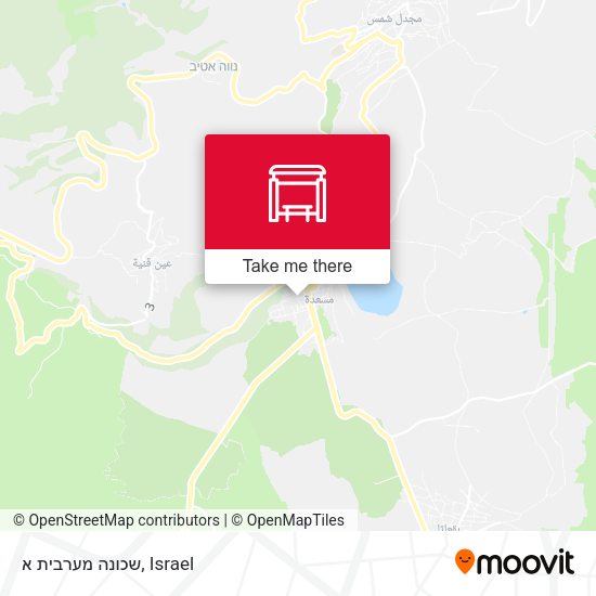 שכונה מערבית א map