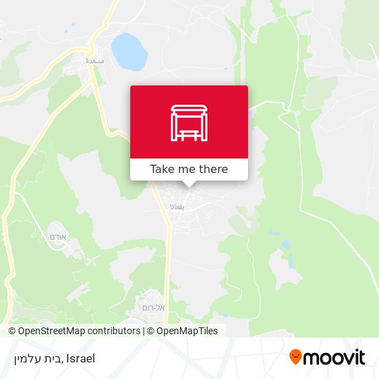 בית עלמין map