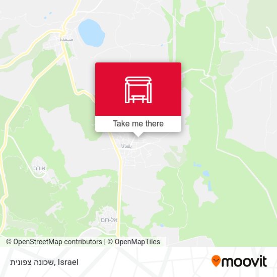 שכונה צפונית map