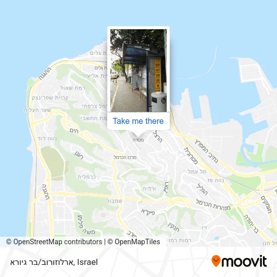 Карта ארלוזורוב/בר גיורא