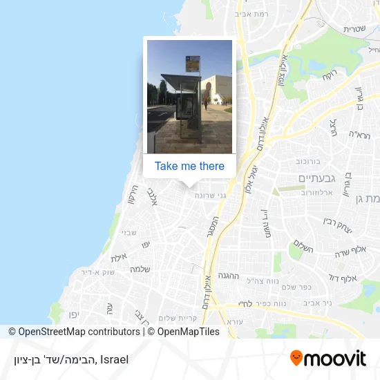 Карта הבימה/שד' בן-ציון