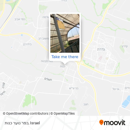 כפר נוער כנות map