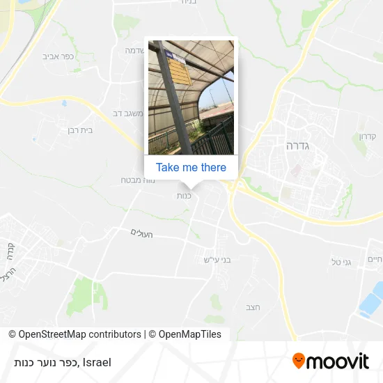 Карта כפר נוער כנות