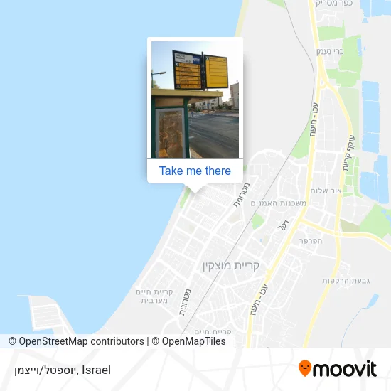 Карта יוספטל/וייצמן