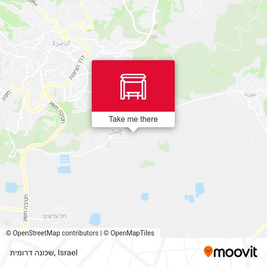 שכונה דרומית map