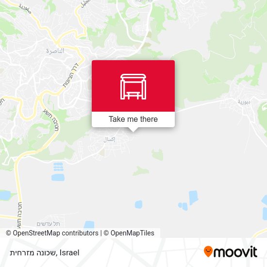 שכונה מזרחית map