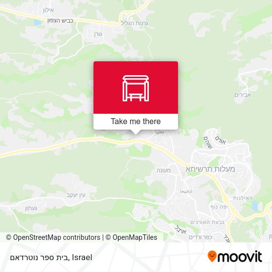 בית ספר נוטרדאם map