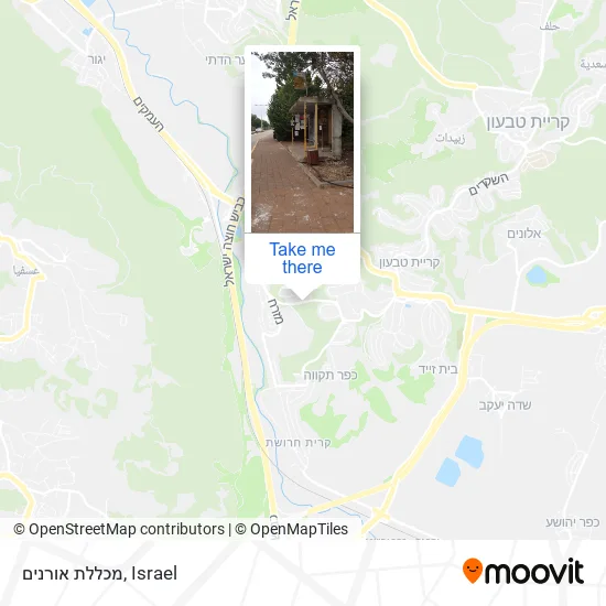Карта מכללת אורנים