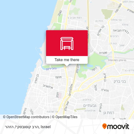 Карта הרב קוסובסקי/ הזהר