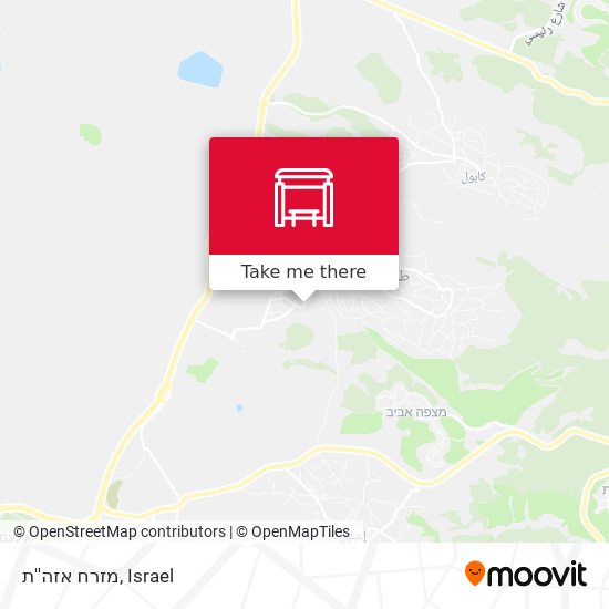 מזרח אזה''ת map